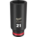 21mm SHOCKWAVE Impact Duty 3/8 in. Drive Deep Well 6 Point Impact Socket