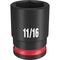 11/16 in. SHOCKWAVE Impact Duty 3/8 in. Drive Standard 6 Point Impact Socket