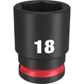 18mm SHOCKWAVE Impact Duty 3/8 in. Drive Standard 6 Point Impact Socket
