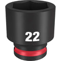 22mm SHOCKWAVE Impact Duty 3/8 in. Drive Standard 6 Point Impact Socket