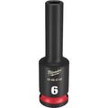 6mm SHOCKWAVE Impact Duty 3/8 in. Drive Deep Well 6 Point Impact Socket
