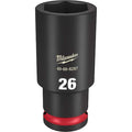 26mm SHOCKWAVE Impact Duty 1/2 in. Drive Deep Well 6 Point Impact Socket