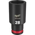 28mm SHOCKWAVE Impact Duty 1/2 in. Drive Deep Well 6 Point Impact Socket