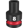 8mm SHOCKWAVE Impact Duty 1/2 in. Drive Standard 6 Point Impact Socket