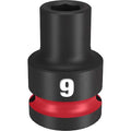 9mm SHOCKWAVE Impact Duty 1/2 in. Drive Standard 6 Point Impact Socket