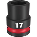 17mm SHOCKWAVE Impact Duty 1/2 in. Drive Standard 6 Point Impact Socket