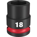 18mm SHOCKWAVE Impact Duty 1/2 in. Drive Standard 6 Point Impact Socket