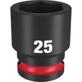 25mm SHOCKWAVE Impact Duty 1/2 in. Drive Standard 6 Point Impact Socket