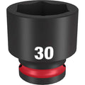 30mm SHOCKWAVE Impact Duty 1/2 in. Drive Standard 6 Point Impact Socket