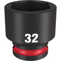 32mm SHOCKWAVE Impact Duty 1/2 in. Drive Standard 6 Point Impact Socket