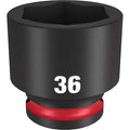 36mm SHOCKWAVE Impact Duty 1/2 in. Drive Standard 6 Point Impact Socket