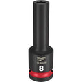 8mm SHOCKWAVE Impact Duty 1/2 in. Drive Deep Well 6 Point Impact Socket