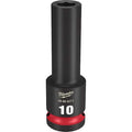10mm SHOCKWAVE Impact Duty 1/2 in. Drive Deep Well 6 Point Impact Socket