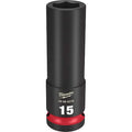 15mm SHOCKWAVE Impact Duty 1/2 in. Drive Deep Well 6 Point Impact Socket