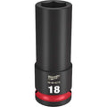18mm SHOCKWAVE Impact Duty 1/2 in. Drive Deep Well 6 Point Impact Socket