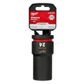 24mm SHOCKWAVE Impact Duty 3/4 in. Drive Deep Well 6 Point Impact Socket