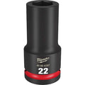 22mm SHOCKWAVE Impact Duty 3/4 in. Drive Deep Well 6 Point Impact Socket