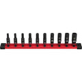 10 pc. SHOCKWAVE Impact Duty 1/4 in. Drive SAE Deep Well 6 Point Socket Set