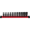 14 pc. SHOCKWAVE Impact Duty 1/4 in. Drive Metric Deep Well 6 Point Socket Set