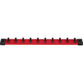 SocketRail, Blk, Red, Plastic, 1313/16in, 1PK