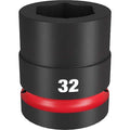 32mm SHOCKWAVE Impact Duty 1 in. Drive Standard 6 Point Impact Socket