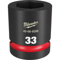 33mm SHOCKWAVE Impact Duty 1 in. Drive Standard 6 Point Impact Socket