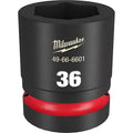 36mm SHOCKWAVE Impact Duty 1 in. Drive Standard 6 Point Impact Socket