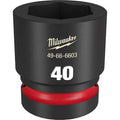 40mm SHOCKWAVE Impact Duty 1 in. Drive Standard 6 Point Impact Socket