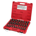 29PC SHOCKWAVE Impact Duty 1/2" Drive SAE & Metric Deep 6 Point Socket Set