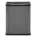 Elevate(TM) 23 gal Rectangular Indoor Metal Can, Gray, None, Metal, 12 3/4 in