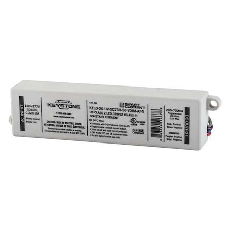LED Driver, 0-10V, 6-5/16 in - L, 1PK