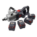 20V High-torque 1" Cordless Impact Wrench Kit, 4 Batteries