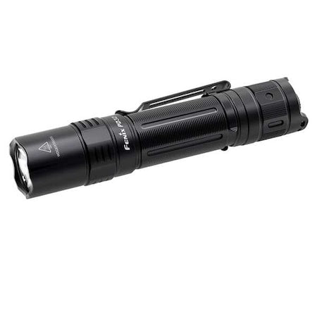 Industrial Flashlight, Alum, Black, 1200lm