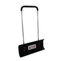 Snow Pusher, 32 in W x Plastic Blade, 50 in L Aluminum Handle