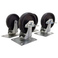 Caster, Black, 500 lb, 1PK