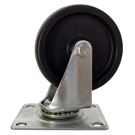 Caster, Black, 500 lb, 1PK