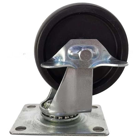 Caster, Black, 500 lb, 1PK