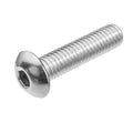 M3-0.50 x Button, Socket Head Cap Screw, Passivated 316 Stainless Steel, 50 PK