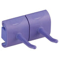 Tool Wall Bracket, 3 1/4 in L, Purple