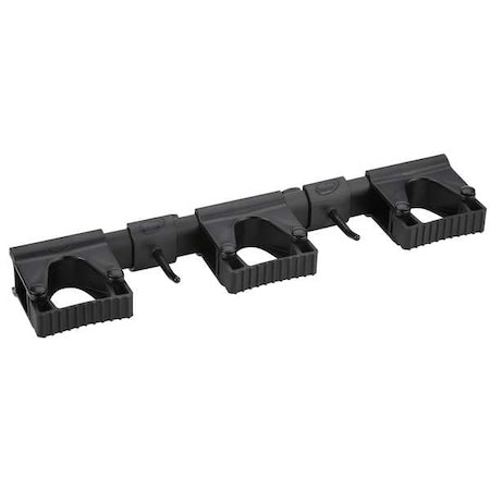 Tool Wall Bracket, 16 1/2 in L, Black