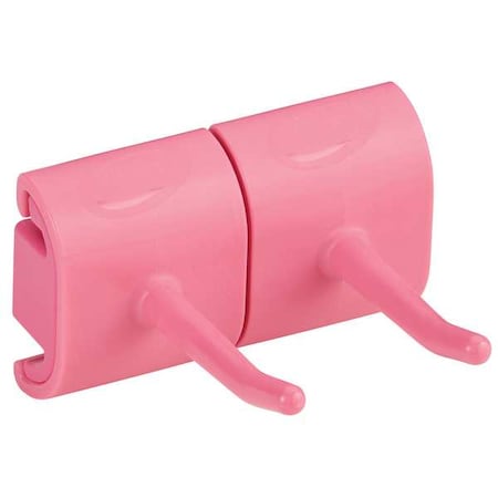 Tool Wall Bracket, 3 1/4 in L, Pink