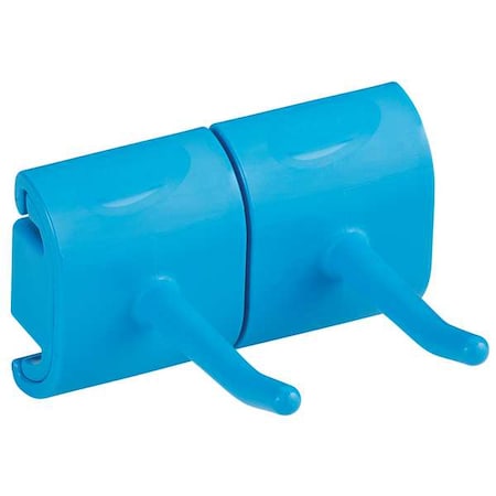 Tool Wall Bracket, 3 1/4 in L, Blue
