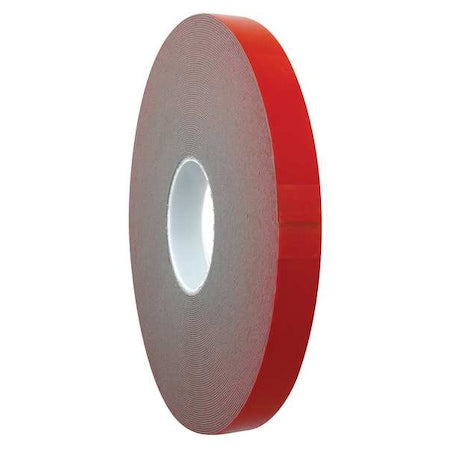 Double-Coated Tape, 15/16 in W, 36 yd L, 45 mil, Acrylic Foam, Double-Sided