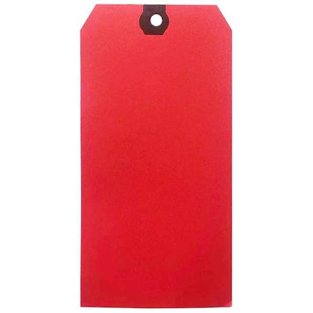Shipping Tag, Colored, Red, PK500