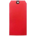 Shipping Tag, Colored, Red, PK1000