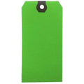 Shipping Tag, Colored, Green, PK1000
