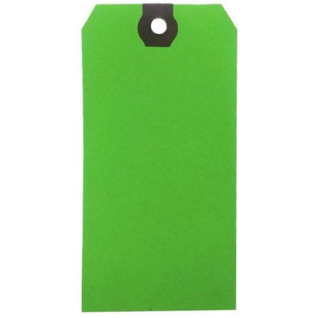 Shipping Tag, Colored, Green, PK1000