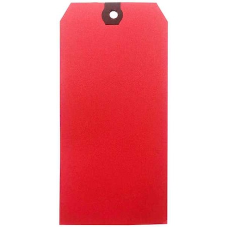 Shipping Tag, Colored, Red, PK1000
