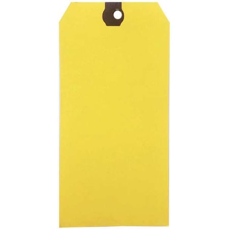 Shipping Tag, Colored, Yellow, PK1000