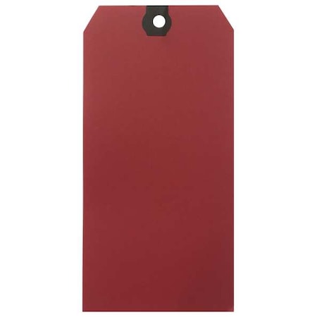 Shipping Tag, Colored, Red, PK500